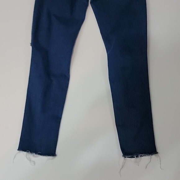 FRAME Le High Skinny Crop Gaby Distressed Jeans size 27 - Picture 5 of 9